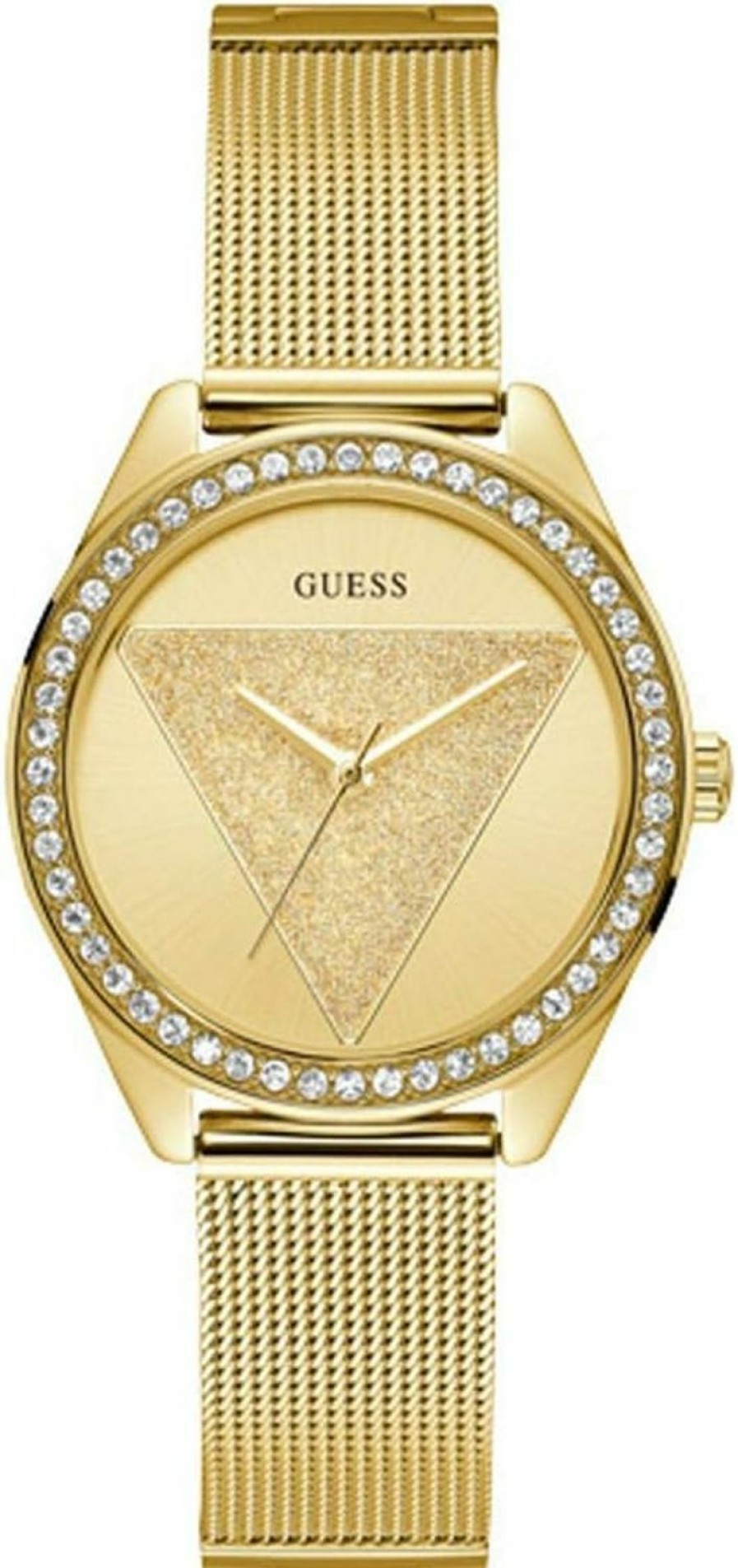 GUESS Guess Womens Analogue Classic Quartz Watch With Stainless Steel Strap W1142L2, Gold, Bracelet Wholesale