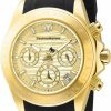 TechnoMarine Technomarine Manta Chronograph Quartz Gold Dial Ladies Watch Tm-219041 Best