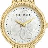 Ted Baker Ted Baker Ladies Stainless Steel Yellow Gold Bracelet Watch (Model: Bkpemf3029I) Hot