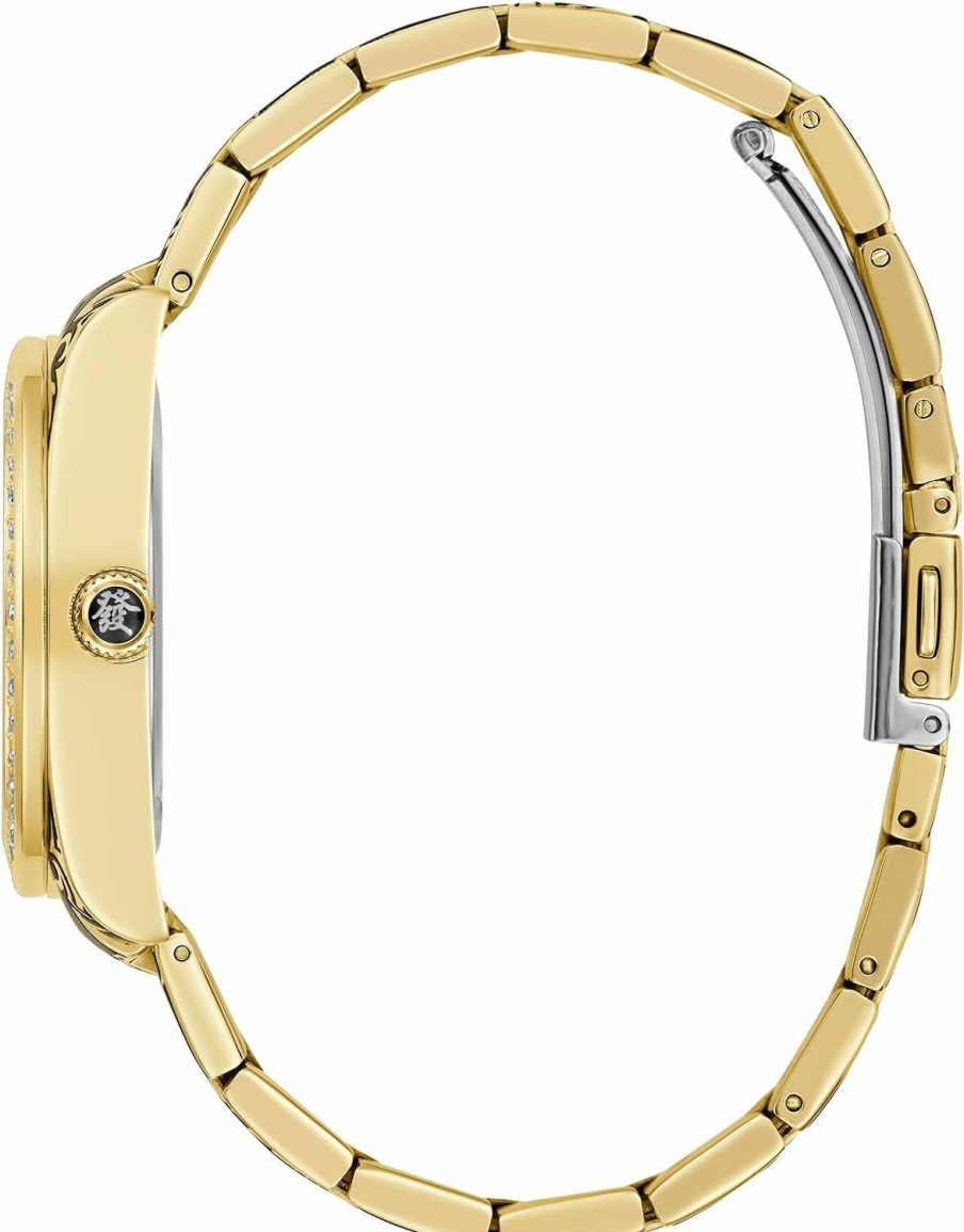 GUESS Guess Women'S 34Mm Watch - Multi-Color Bracelet Gold Dial Multi-Color Case Online