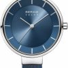 BERING Bering Women Analog Solar Collection Watch With Stainless Steel Strap & Sapphire Crystal 14631-Xxx New