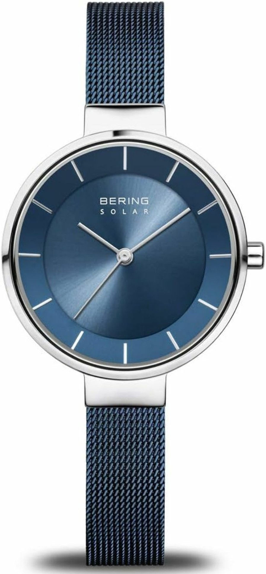 BERING Bering Women Analog Solar Collection Watch With Stainless Steel Strap & Sapphire Crystal 14631-Xxx New