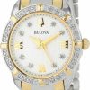 Bulova Bulova Women'S 98R170 Diamond-Accented Stainless Steel Watch Hot