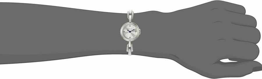 Bulova Bulova Women'S Quartz Stainless Steel Dress Watch (Model: 96L222) Best