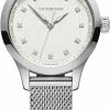 Victorinox Victorinox Swiss Army Women'S Swiss Quartz Watch With Stainless Steel Strap, Silver, 21 (Model: 241878) Wholesale