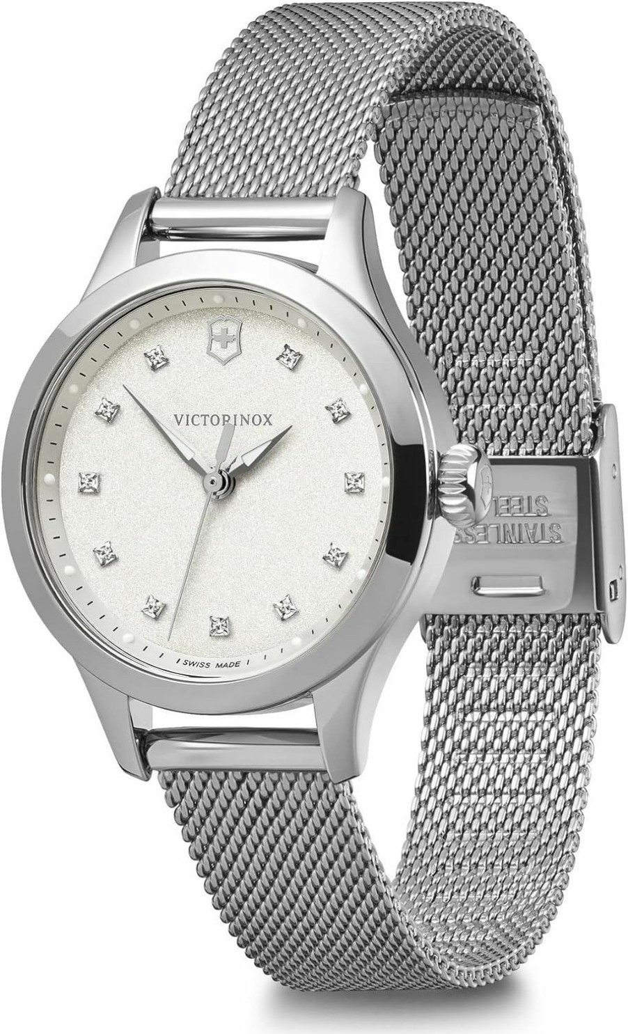 Victorinox Victorinox Swiss Army Women'S Swiss Quartz Watch With Stainless Steel Strap, Silver, 21 (Model: 241878) Wholesale