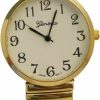 Unknown Geneva Super Large Stretch Watch Clear Number Easy Read (Gold) Online