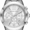 Michael Kors Michael Kors Wren Women'S Watch, Stainless Steel And Pave Crystal Watch For Women Hot