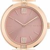 Ted Baker Ted Baker Ladies Pink Vegan Leather Strap Watch (Model: Bkpdaf3029I) Hot