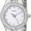 Bulova Bulova Women'S 96T14 Crystal Watch Clearance