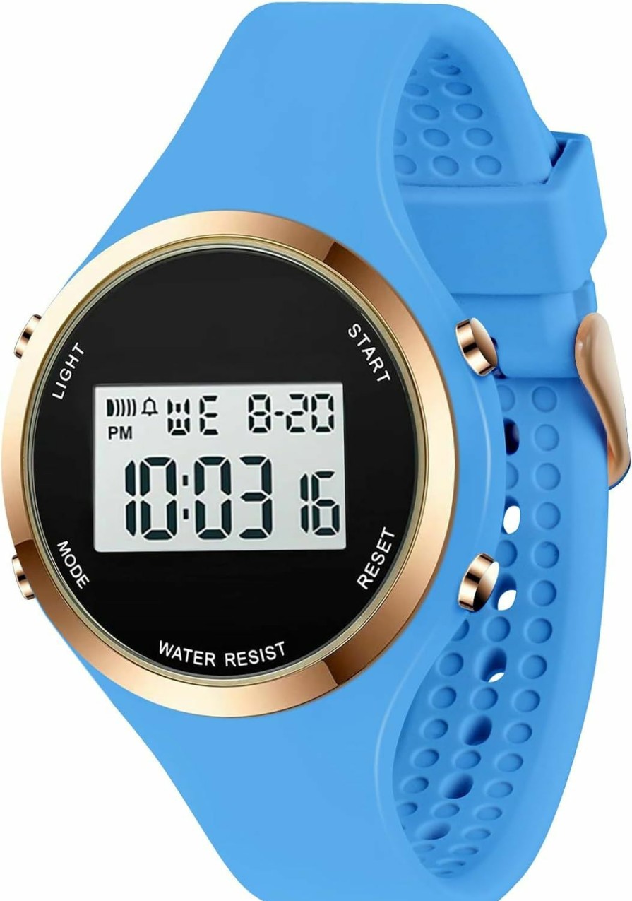 XCZAP Women Led Display Elecreonic Watch Fashion Chrono Alarm Digital Clock Woman Outdoor Sport Wirstwatch Clearance