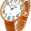 Blekon Blekon Collection Fashion Watch Wholesale Geneva Super Large Stretch Watch Clear Number Easy Read (Orange) Hot