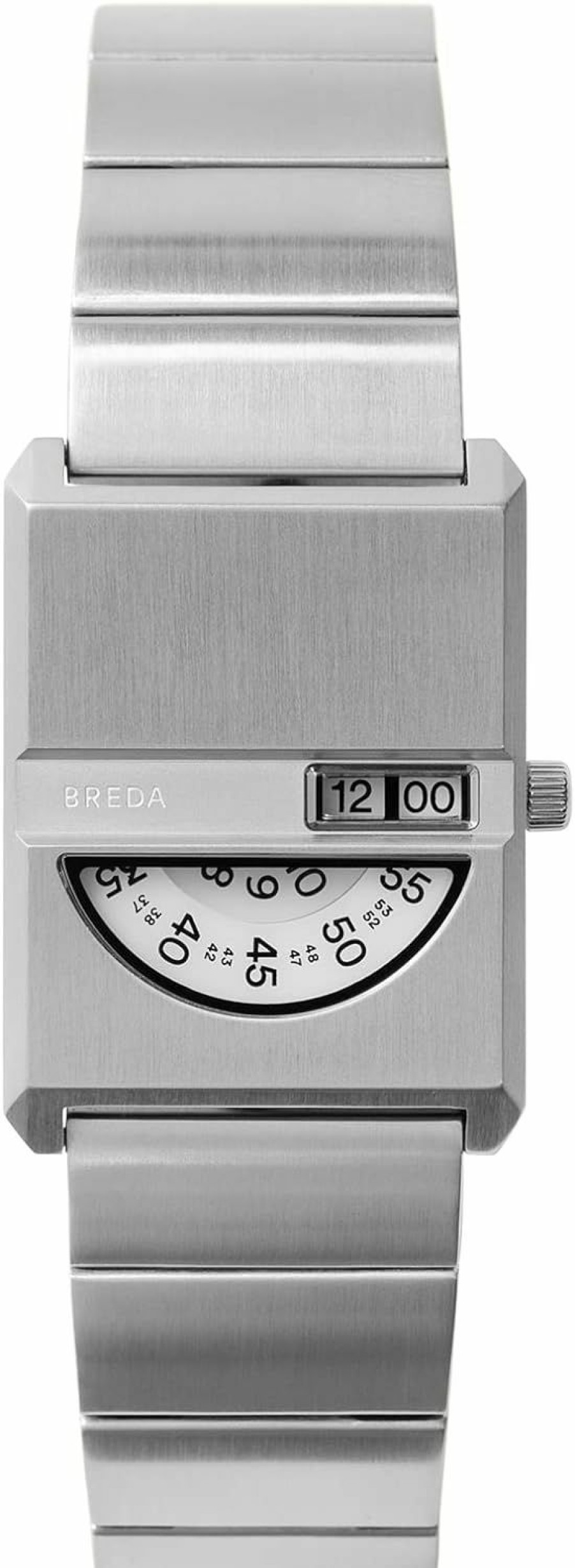 Breda Breda 'Pulse Tandem' Silver And Metal Bracelet Watch, 26Mm Clearance