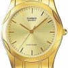 Casio Ltp-1275G-9A Watch Casio Women'S Classic Stainless Steel Case, Stainless Bracelet, Gold Dial, Quartz Movement, Mineral, Water Resistant 50M, Best