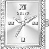 GUESS Guess Women'S Jewelry Square Glitz 22Mm Ladies Japanese Quartz Watch Clearance