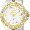 Invicta Invicta Women'S 0133 Wildflower Collection 18K Gold-Plated And Stainless Steel Watch Best